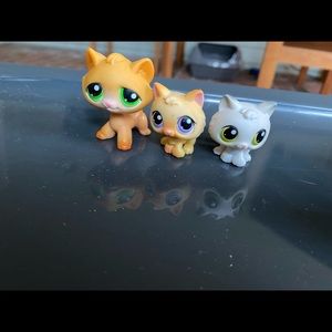 Old Littlest Pet Shop cats